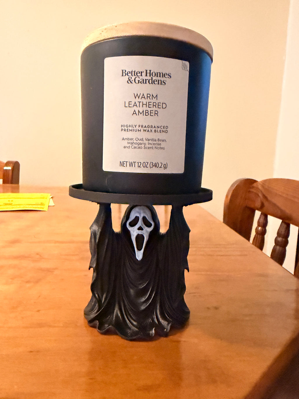 Ghostface-Inspired Candle Holder – Digital 3D Print File