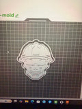 Hard Hat Skull Freshie Mold – Physical