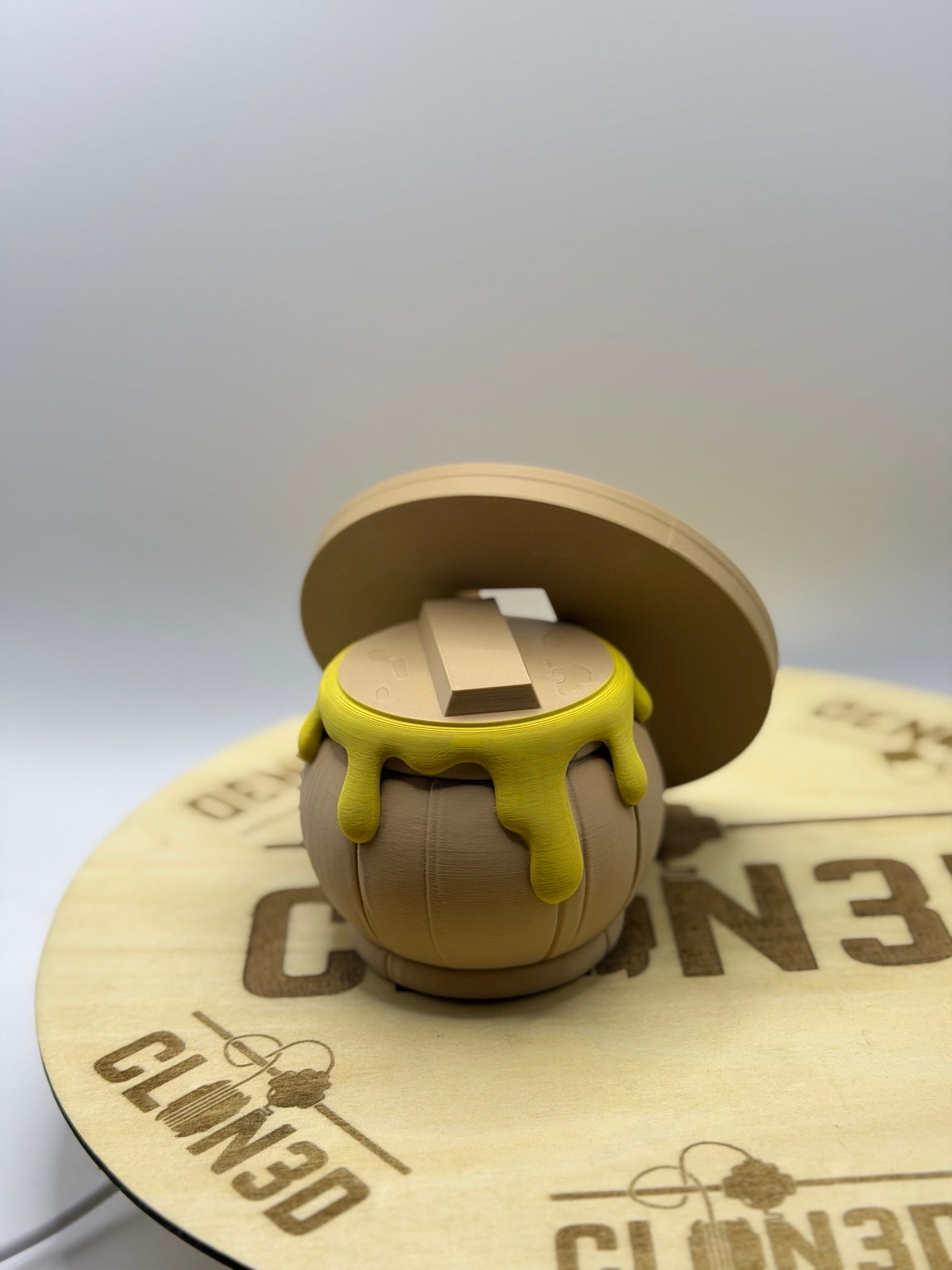 Honey Pot Candle Holder – Physical 3D Printed Decor