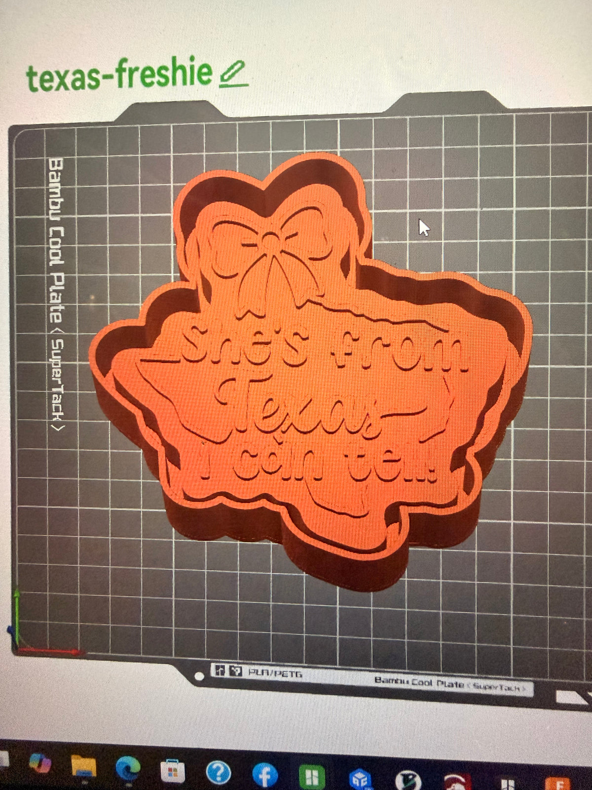 She's From Texas Freshie Mold – Digital 3D Print File